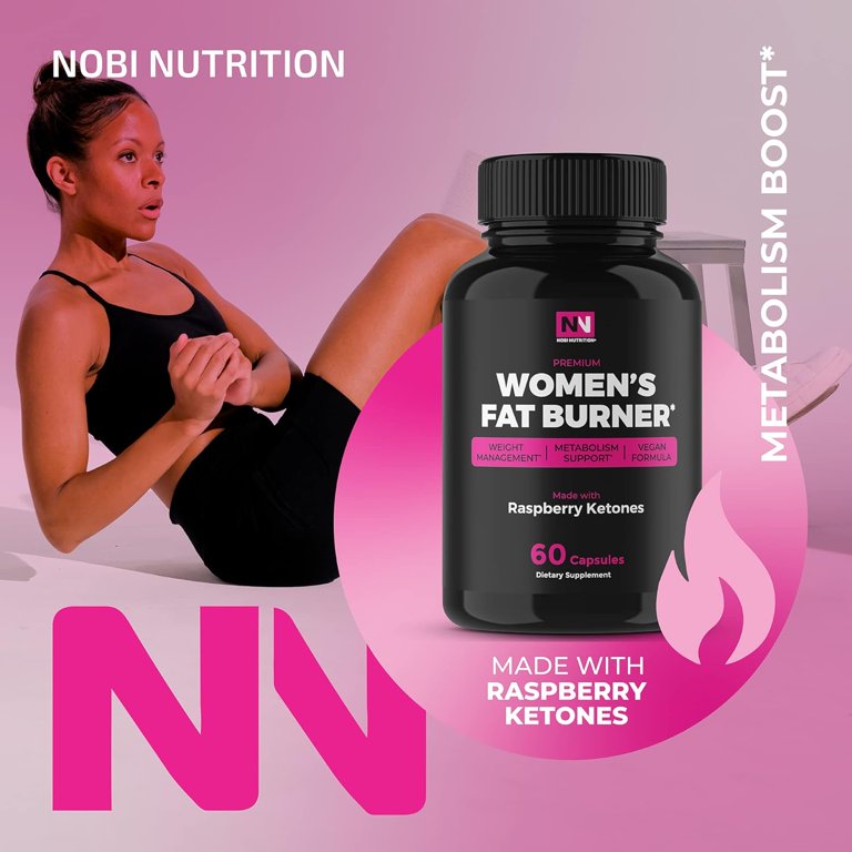 Nobi Fat Burner For Women Metabolism Booster Weight Loss