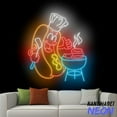 thumbnail image 2 of Handmadetneonsign Hot Dog Chef Neon Sign, Barbecue Led Sign, Restaurant Wall Art Decor 91401, 2 of 5