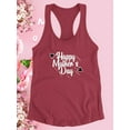 thumbnail image 3 of Mothers Day Point Hearts Racerback Tank Women -Image by Shutterstock, Female XX-Large, 3 of 4