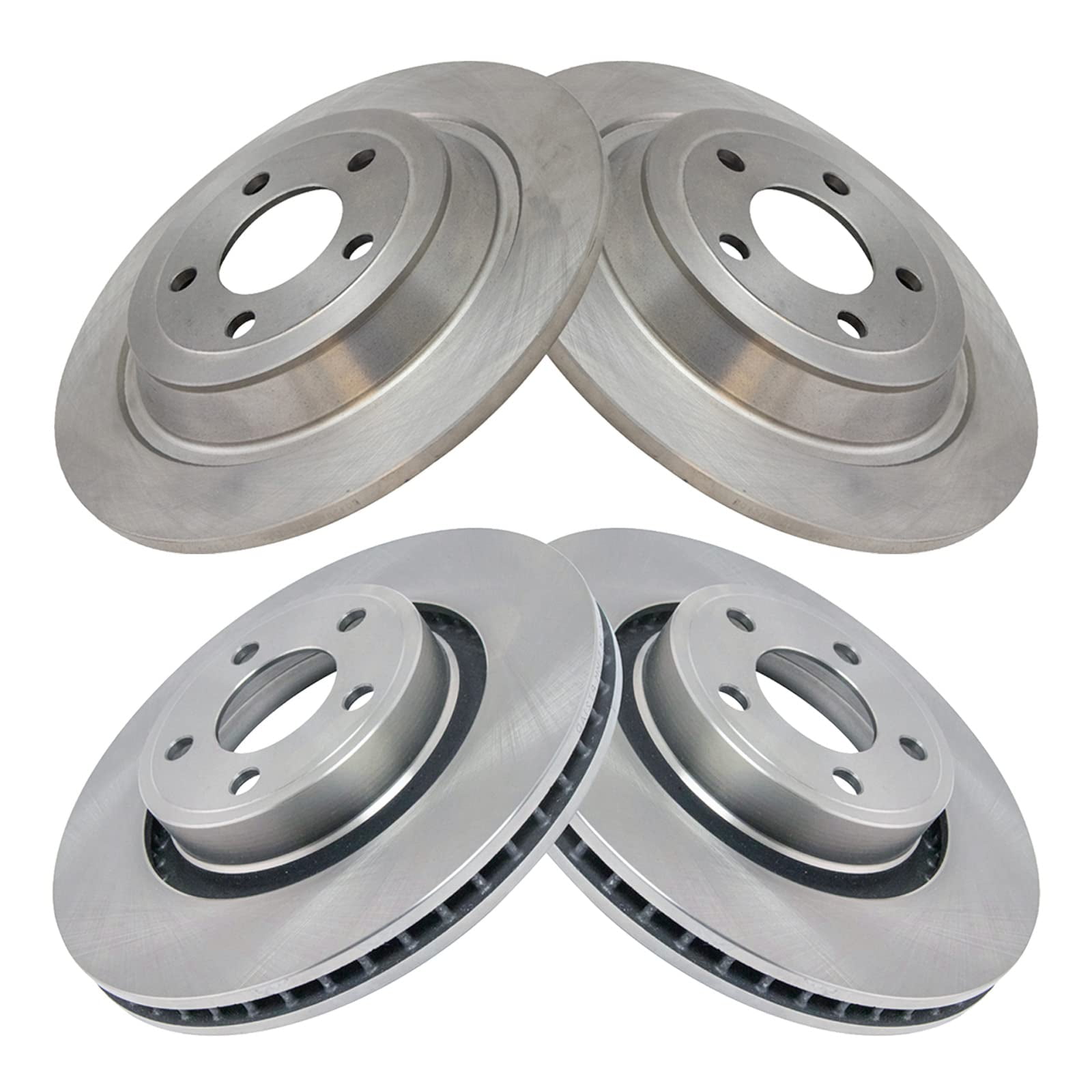 TRQ Front and Rear Brake Rotors Set Fits Select 2015-2020 Ford Mustang