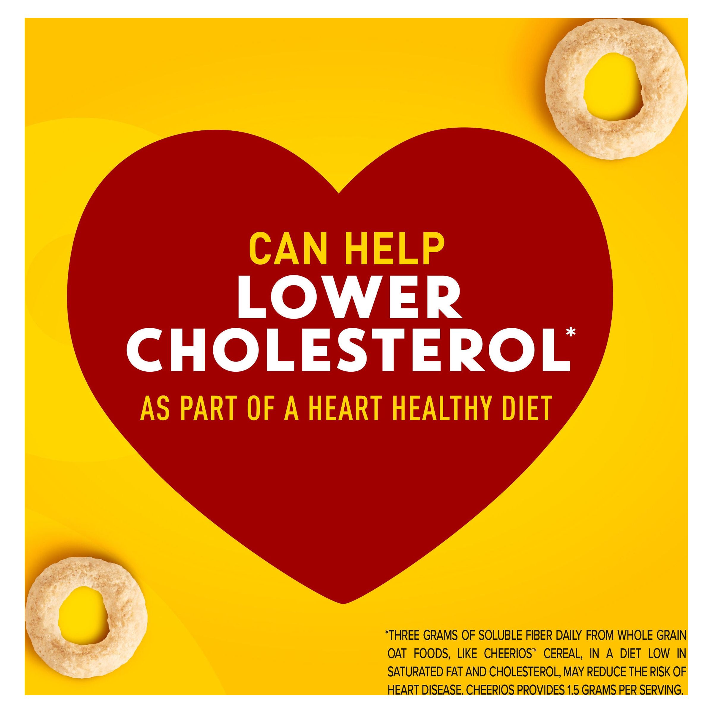 Cheerios, Heart Healthy Gluten Free Breakfast Cereal, Mega Size, 21.7 oz - image 3 of 11