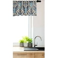 thumbnail image 3 of Ambesonne East Window Valance, South Eastern Design, 54" X 12", Pale and Dark Blue Beige, 3 of 3