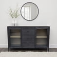 thumbnail image 2 of Alpine Furniture Rectangular Wood Oscar Sideboard - Black, 2 of 9
