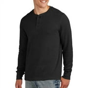 Big and Tall Men's Long Sleeve Thermal Henley