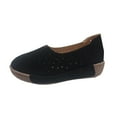 thumbnail image 6 of Mepaouo Womens Slip on Loafers Hollow Platform Walking Flat Shoes Driving Casual Dressy Moccasins, 6 of 7