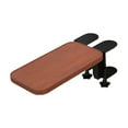 thumbnail image 3 of BELOVING Clamp on Computer Arm Rest Adjustable Desk Extender Tray for Home Use Office Brown, 3 of 9