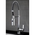 thumbnail image 4 of Gourmetier LS8771DL Robinet de Cuisine Continental avec Pulvérisateur Rétractable, Chrome Poli, 4 of 5