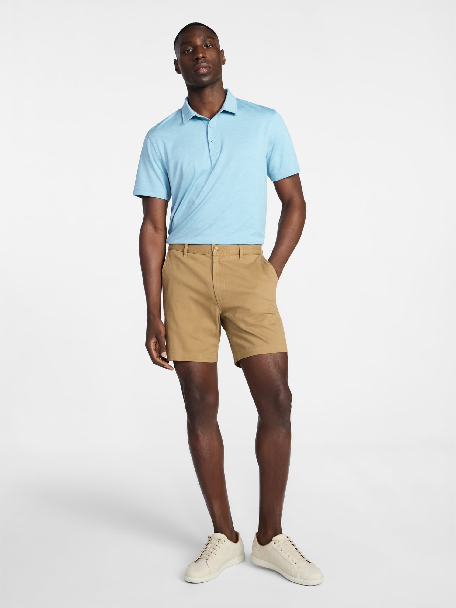 George Men's & Big Men's Modern Fit Flat Front Shorts, 5", 7", 9" Inseams, Sizes 28-54