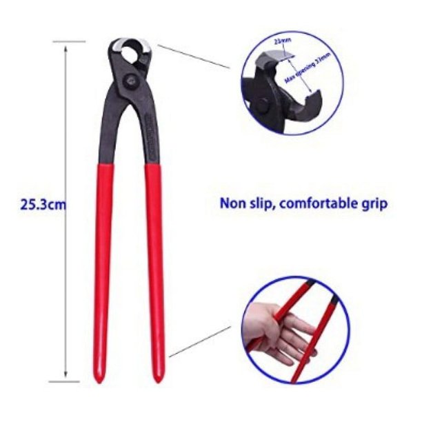Alicates de abrazadera de oreja, alicates de abrazadera, herramienta de abrazaderas de manguera de oreja, pinzas de abrazadera, herramienta de prensado, extractor de clavos, manguera de orej