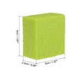 thumbnail image 2 of Uxcell 5x5x2.5cm Pickleball Paddle Eraser, Square Rubber Pickleball Racket Dust Remover,Green 1 Pcs, 2 of 6