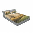 thumbnail image 3 of Ambesonne Colorful Fitted Sheet & Pillow Sham Set, Landscape Sky Tree, Twinxl, Multicolor, 3 of 3
