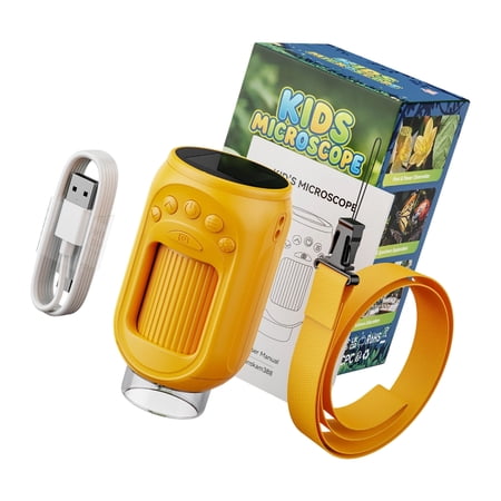 NoavLife 2MP Kids Digital Microscope with 1.54in Display for Science Learning Use - Electronic Accessory