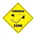 thumbnail image 1 of SignMission X-20-CORNHOLE 20 x 20 in. Cornhole Crossing Zone Xing Sign, 1 of 1
