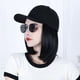 thumbnail image 4 of Fiudx Peluca de Béisbol, Gorro Suave para Extensiones de Cabello, Gorro de Peluca de Aspecto Natural, Ideal para Fiestas de Invierno, Moda para Mujeres y Niñas, Fibra Sintética Resistente Al Calor, S, 4 of 5