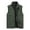 Olive Green, variant on Men's Workout Vest Coats Tank Tops Sleeveless Thin Sports Multi-Pocket Casual Quick-Drying Loose Hiking Cargo Outdoor Jackets Olive Green