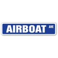 thumbnail image 1 of SignMission SS-AIRBOAT Panneau de Rue Airboat 4 x 18 Po, 1 of 1
