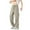 Khaki, variant on YLSDY Flat Pocket Parachute Pants for Men Casual Baggy Cargo Pants Unisex Street Y2K Pants Drawstring Trouser Black L