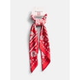 thumbnail image 4 of Scenario Women's Printed Square Scarf, Red, 4 of 4