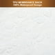 thumbnail image 4 of Funda Protectora Acolchada para Colchón Unique Bargains Resistente Agua Cómodo Transpirable Suave Individual 99x190cm, 4 of 6