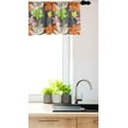 thumbnail image 3 of Ambesonne Fall Window Valance, Simplistic Autumnal Leaves, 42" x 12", Multicolor, 3 of 3