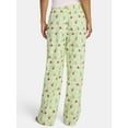 thumbnail image 3 of Strawberry Shortcake Women’s Strawberry Checker Cotton Graphic Pants, Sizes XXS-XXL, 3 of 5