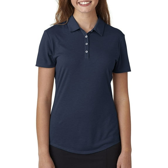 Golf Womens Short-Sleeve Solid Polo Shirt - Adidas