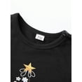 thumbnail image 4 of Conjunto de pijamas navideños familiares a juego con estampado de cuadros y letras. Pijamas de vacaciones para papá, mamá y niños., 4 of 9