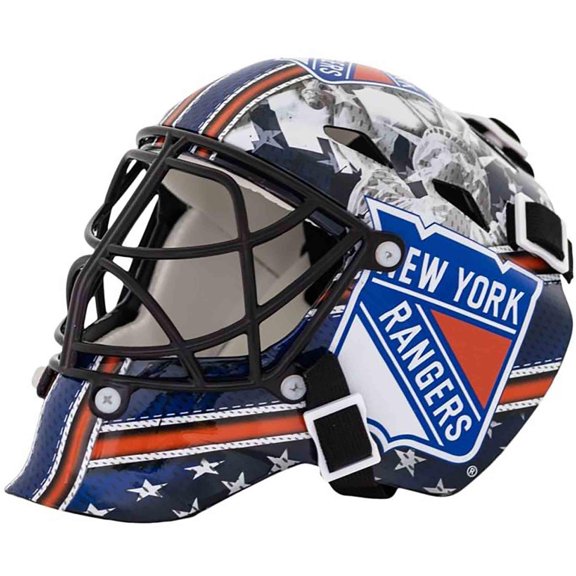 New York Rangers Unsigned Franklin Sports Replica Mini Goalie Mask