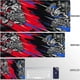 thumbnail image 3 of Alfombrilla de ratón con diseño de dragón, tapete de escritorio en blanco y negro, para ordenador portátil, teclado de Anime japonés para videojuegos, alfombrilla de goma para mesa, alfombrilla para r, 3 of 5