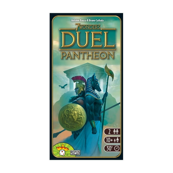 7 Wonders Duel Strategy Board Game: Pantheon Expansion for Ages 10 and up, from Asmodee