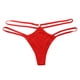 thumbnail image 4 of Gibobby Verano calzoncillos adelgazantes Mujeres sexy cintura fina tanga ropa interior cómoda lencería（Rojo， M), 4 of 4