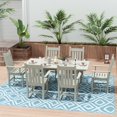 thumbnail image 2 of Polytrends Laguna 7-Piece Rectangular Poly Eco-Friendly All Weather Outdoor Dining Set with Armchairs Sand, 2 of 5