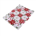 thumbnail image 1 of 10X Camino de Mesa Bordado de Navidad, Toalla de Mesa Larga de Lujo de Poinsettia de Acebo para Decoraciones de Navidad, 15 X 70 Pulgadas, 1 of 4