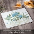 thumbnail image 6 of CounterArt Mason Jar Floral 3mm Tempered Glass Cutting Board 15" by 12", 6 of 8