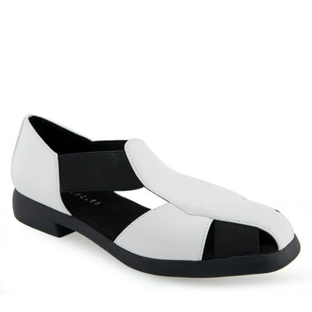Aerosoles 4Give Women's Casual Sandals Color: White Pu Size: 7