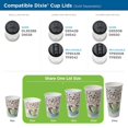 thumbnail image 3 of Dixie Hot Cups, Paper, 12oz, Coffee Dreams Design, 50/Pack, 3 of 8