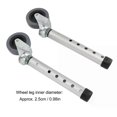 thumbnail image 4 of Walker Feet Wheels Walker Wheels Universal Rotating Adjustable Height Replacement Seniors Walker Front Caster for Elderly, 4 of 5
