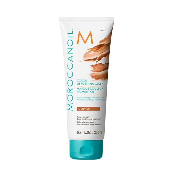 Mascarilla depositante de color Moroccanoil Copper 200 ml