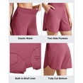 thumbnail image 4 of G4Free Chillwhisp Athletic Shorts for Women 4" - High Waist Lightweight Casual Running Shorts Built-in Liner with Pockets, 4 of 7