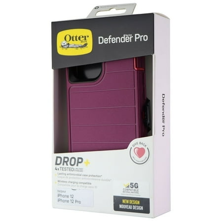 OtterBox - Defender Series Pro for Apple® iPhone® 12 and iPhone 12 Pro - Berry Potion