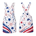 thumbnail image 3 of Shinyii Girls Independence Day Jumper Dresses Patriotic Denim Pinafore Dress, Sizes 4-13, 3 of 3