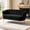 Black, variant on Shaiaield 59" Gray Small Loveseat with Golden Legs and Channel‑Tufted Backrest,Modern Chenille Loveseat Sofa,Boucle Loveseat Couch for Living Room