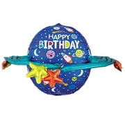 29" Packaged Festive Colorful Galaxy Garland Balloon