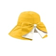 thumbnail image 4 of Gyujnb Sun Hat with Large Brim and Bow Knot for Summer Sun Lightweight Beach Hat for Sunshade and Outdoor Travel, 4 of 4