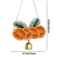 thumbnail image 3 of Xihbxyly Campanas Navideñas, Exquisito Diseño de Hierro, Color Naranja Brillante, Decoración para Puerta o Árbol, Ambiente Festivo, Fácil Instalación, Tamaño 23 X 13 X 5 Cm, Perfectas para Familiares, 3 of 6