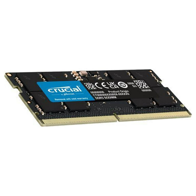 Crucial 32GB DDR5 4800 (PC4 38400) SO-DIMM Laptop RAM Stick Crucial 32GB DDR5 4800 (PC4 38400) SO-DIMM Laptop RAM Stick