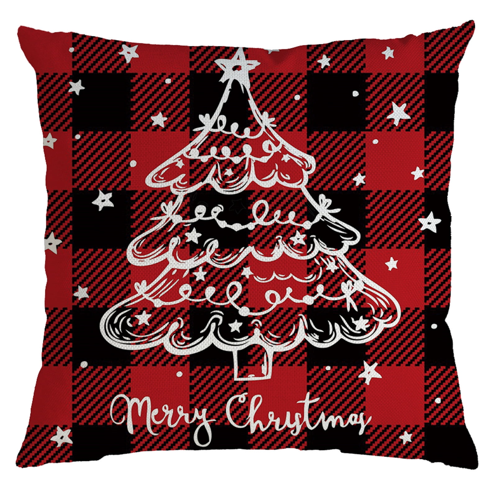 Thsue Christmas Pillow Case Home Decor Cushion Cover Family Pillowcase