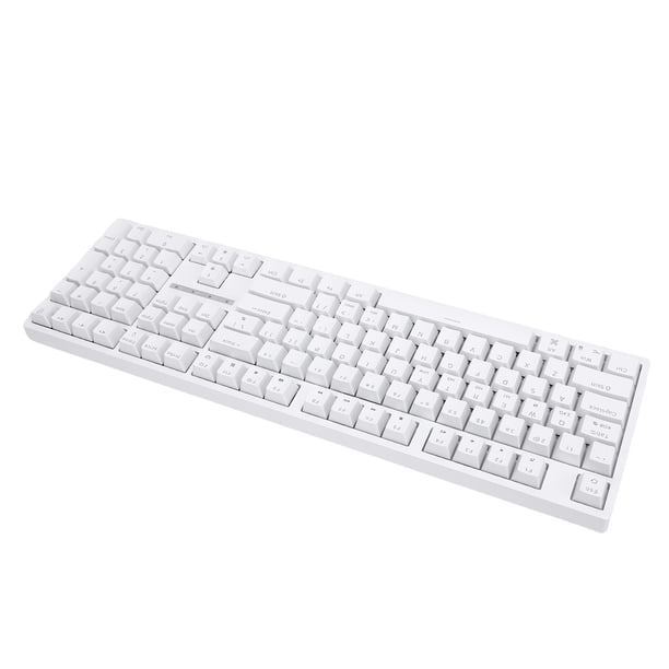 Teclado Mecánico Para Juegos, Teclado Mecánico Inalámbrico Hot Swap RGB Retroiluminado Interruptor Azul USB C Con Cable BT 5,1 2,4 Ghz Para PC Portátil