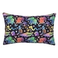 thumbnail image 1 of Fotbe Colorful Animals Funda de Almohada Decorativa Estilo Occidental, Lujo en Algodón, Fundas para Almohadas King, Cojín Estampado para Decoración del Hogar-14"x20", 1 of 6