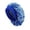 czb# Blue320, variant on CUZIBR Womens Satin Bonnet Hat Fashionable Soft Floral Print Hair Sleep Skullcap Leisure Soft Hair Wrap Slouch Breathable Curly Hair Bonnet Night Caps Pleated Ruched Shower Cap,Black,One Size